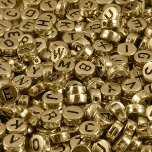 2 sets of Gold & Black beads for Friendship Bracelets